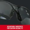 Craftsman 200, Safety Glass, Comfort Fit – Smoke, Red Frame(Smoke)