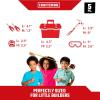 Tool Box+Set 4-5 pcs PH Mini Screwdriver, Flat Mini Screwdriver, Tape Measure, Safety Goggles, Toolbox