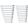 CRAFTSMAN 20 Piece Ratcheting Combination Wrench Set, SAE/Metric (CMMT87220)