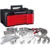 CRAFTSMAN 230 Pcs Mechanics Tool Set, Socket Wrench Set, Car Tool Kit with VERSASTACK Toolbox, SAE and Metric,1/4 in, 3/8 in, and 1/2 Drive, Short and Long Arm Hex Keys (CMMT45306)(New 230 Piece Set)