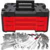 CRAFTSMAN 230 Pcs Mechanics Tool Set, Socket Wrench Set, Car Tool Kit with VERSASTACK Toolbox, SAE and Metric,1/4 in, 3/8 in, and 1/2 Drive, Short and Long Arm Hex Keys (CMMT45306)(262 Piece Set)
