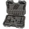 CRAFTSMAN OVERDRIVE 154-Piece Gunmetal Chrome Mechanics Tool Set, Standard SAE/Metric Socket Set, with Hard Case (CMMT99154L)