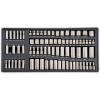 CRAFTSMAN OVERDRIVE 284-Piece Gunmetal Chrome Mechanics Tool Set, Standard SAE/Metric Socket Set, with Hard Case (CMMT99284)