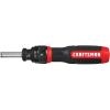 CRAFTSMAN Ratcheting Screwdriver, SpeedDrive, 2” Double Ended Bits Included, Handle Holds Up To 6 Bits (CMHT68129)((Pack of 1))