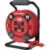 CRAFTSMAN Retractable Extension Cord Reel 1 Ft. with 4 Outlets, Cable Management & Heavy Duty 14AWG SJTW Cable(50 ft)