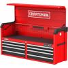 CRAFTSMAN S2000 52″ 8-Drawer Tool Storage Chest with Light and Divider, Black (CMST35282BK)(New (Red))