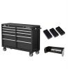 CRAFTSMAN S2000 52″ Tool Chest, 10-Drawer Rolling Tool Storage Cabinet with Tray and Holder, Red (CMST352102RB)(New (Black))