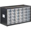 CRAFTSMAN Storage Organizer, 30 Small Drawer Modular Storage System, Easily Stackable (CMST40730), Plastic, Black, White(30)