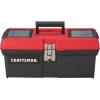 CRAFTSMAN Tool Box, Lockable, 16 in., Red/Black (CMST16901)(16 inches)