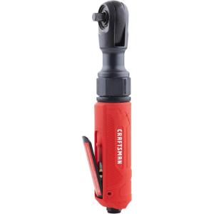 CRAFTSMAN 3/8-in Air Ratchet Wrench, Maximum Torque 50 ft-lbs, Insulated Handle, Easy Access Switch, 4.4 SCFM at 90 PSI