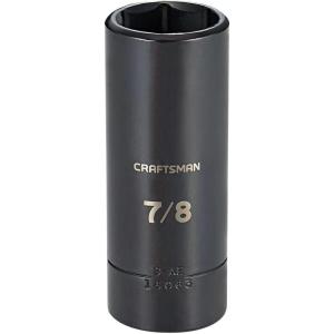 CRAFTSMAN Deep Impact Socket, SAE, 1/2-Inch Drive, 3/4-Inch (CMMT16061)(7/8″)