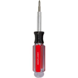 CRAFTSMAN Screwdriver Multi-Bit Set, 6 in 1, Acetate Handle (CMHT66052)((Pack of 1))