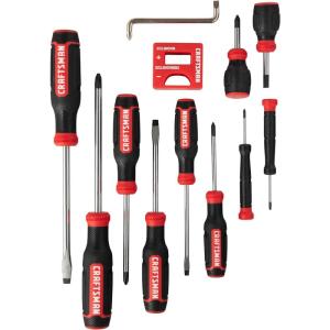 CRAFTSMAN Screwdriver Set, Bi-material, 12 Piece (CMHT65071N)(NEW Screwdriver Set  12 Piece)