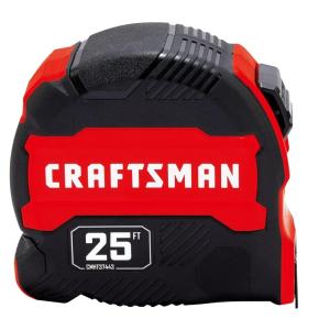 CRAFTSMAN Tape Measure, Compact Easy Grip, 16 FT (CMHT37441S)(7.6 m (Pack of 12))
