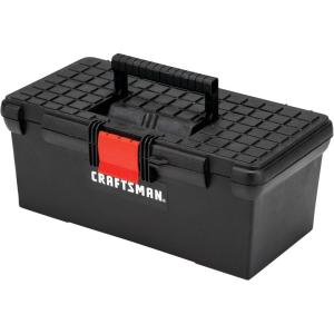CRAFTSMAN Tool Box, Tool Storage, Lockable, Black, 16 Inch (CMST16005)