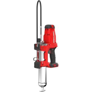 CRAFTSMAN V20 Grease Gun Kit, Electric Grease Gun Cordless, 40″ Hose, 10,000 Max PSI, LED Light, Battery and Charger Included (CMCGG001D1)(Bare Tool Only)