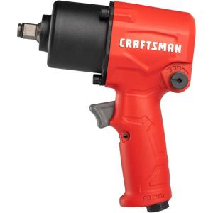 CRAFTSMAN ½-in 400-ft-lbs Air Impact Wrench, Heavy-Duty All-Metal Build, Variable Power Settings, 5 SCFM at 90 PSI