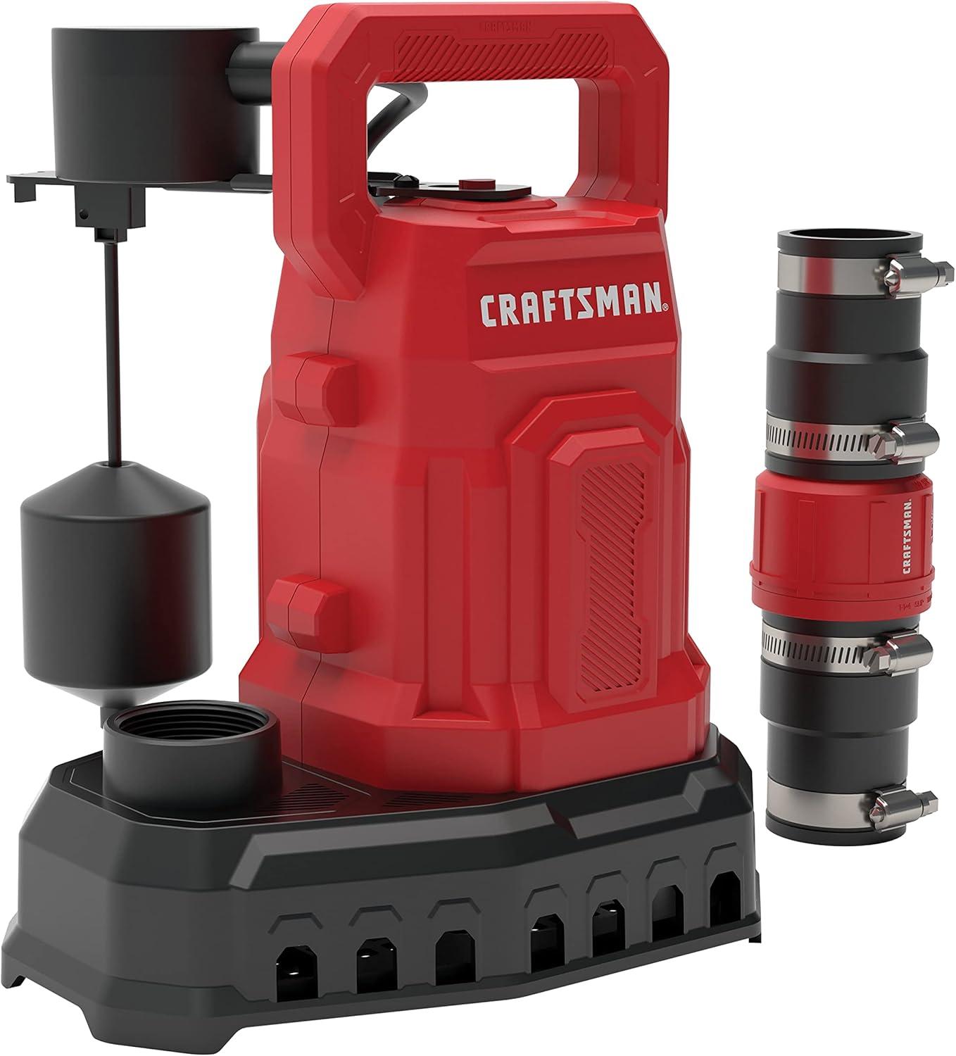 image:imageCRAFTSMAN 12 HP Auto Thermoplastic Submersible Sump Pump Vert Pumps up to 4000 GPH13 HP