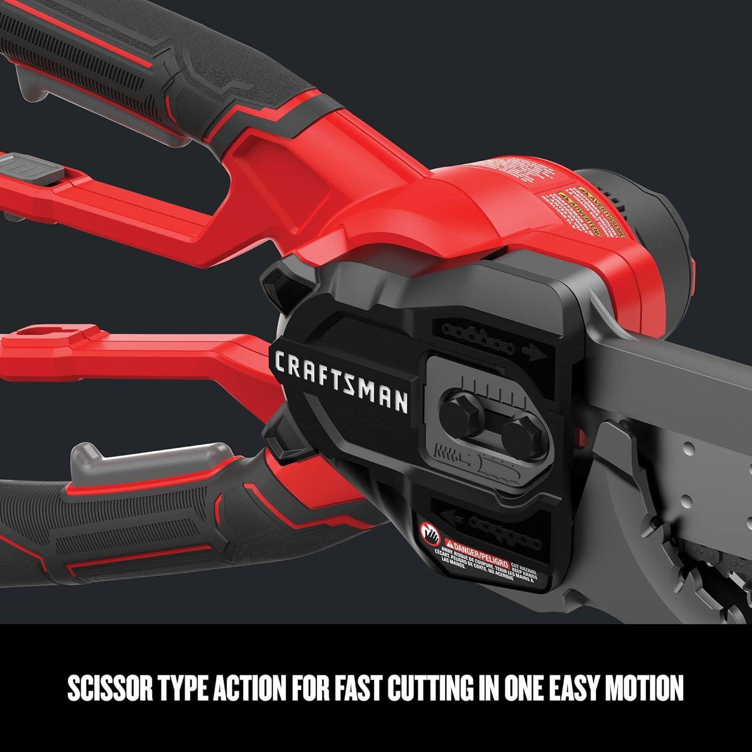 image:imageCRAFTSMAN V20 Cordless Lopper 6 inch Battery and Charger Included CMCCSL621D1Lopper Kit