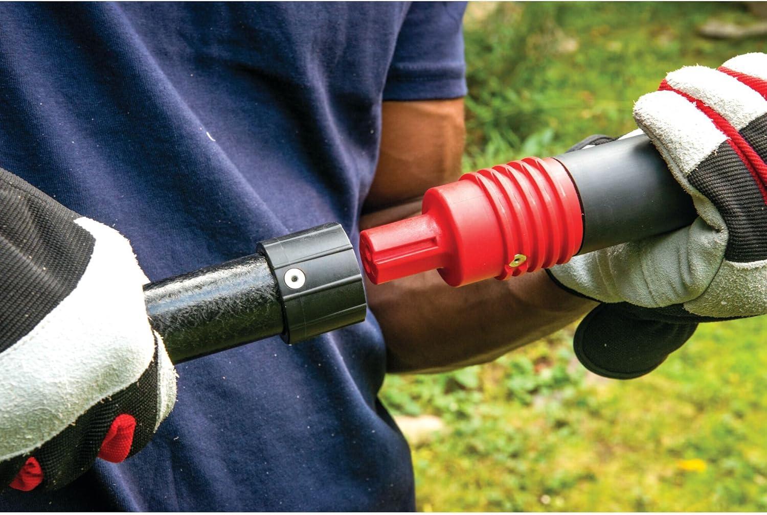 image:imageCRAFTSMAN V20 Cordless Pole Saw 14Foot Battery and Charger Included Pole Saws for Tree Trimming Up to 325 Cuts per Charge 40Ah Electric Tree Trimmer CMCCSP20M1Pole Saw Kit with 4Ah Battery