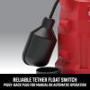 CRAFTSMAN 1/2 HP Auto Thermoplastic Submersible Sump Pump (Vert), Pumps up to 4000 GPH(1/2 HP)