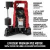 CRAFTSMAN 1/2 HP Auto Thermoplastic Submersible Sump Pump (Vert), Pumps up to 4000 GPH(1/2 HP)