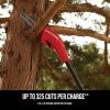 CRAFTSMAN V20 Cordless Pole Saw, 14-Foot, Battery and Charger Included, Pole Saws for Tree Trimming, Up to 325 Cuts per Charge, 4.0Ah, Electric Tree Trimmer (CMCCSP20M1)(Tool Only)