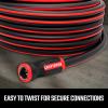 Craftsman Heavy Duty Professional Grade Black Garden Hose, 100 Feet x 5/8 Inch(50 Ft)