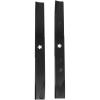 CRAFTSMAN CMXGZAM110146 46-Inch Set AYP/HOP High Lift Rider OE#405381 Blade, Black