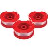 CRAFTSMAN String Trimmer Line, Weed Eater String, 0.065- Inch, 30-Feet of Replacement Spool, 3-Pack Spools (CMZST0653)(Trimmer Line)