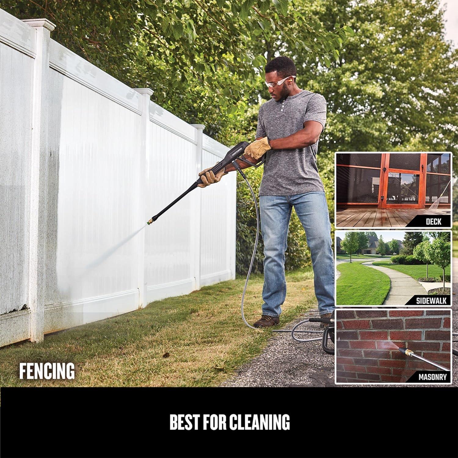 image:imageCRAFTSMAN Electric Pressure Washer Cold Water 1900 PSI 12GPM Corded CMEPW1900Pressure Washer 1900 PSI