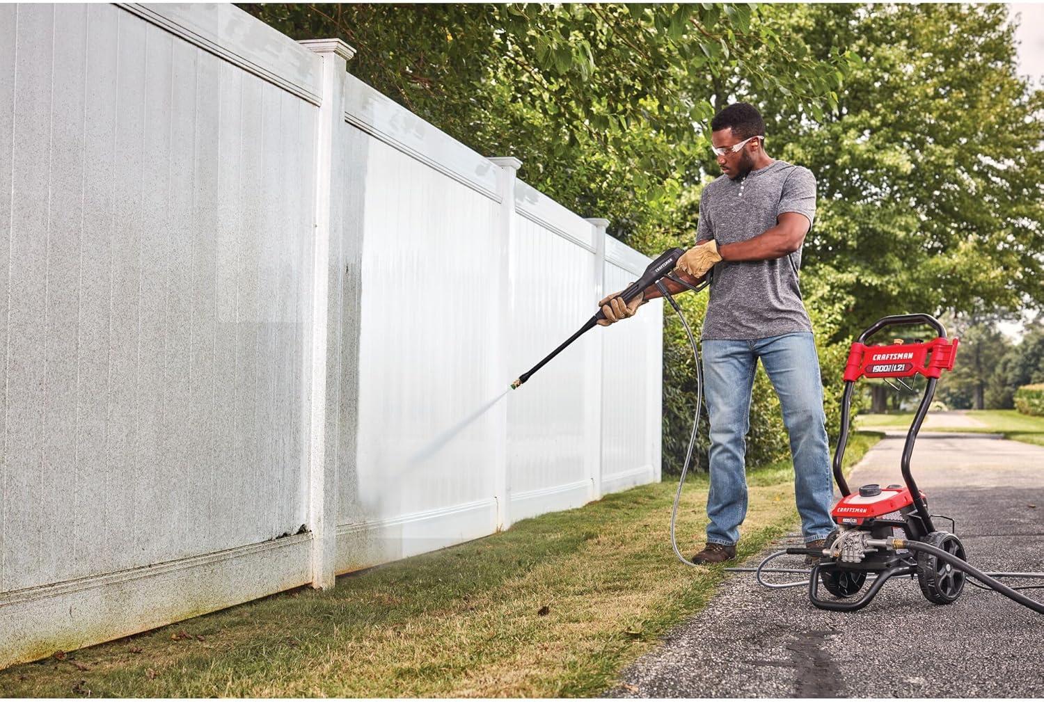 image:imageCRAFTSMAN Electric Pressure Washer Cold Water 1900 PSI 12GPM Corded CMEPW1900Pressure Washer 1900 PSI