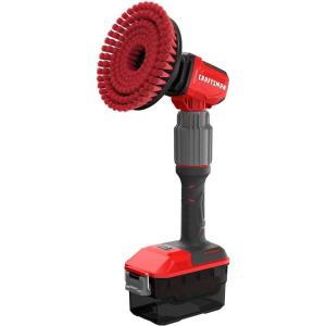 CRAFTSMAN V20 Cordless 2-in-1 Power Scrubber, Multi-Purpose, Bare Tool Only (CMCPS520B)(Kit with Battery)