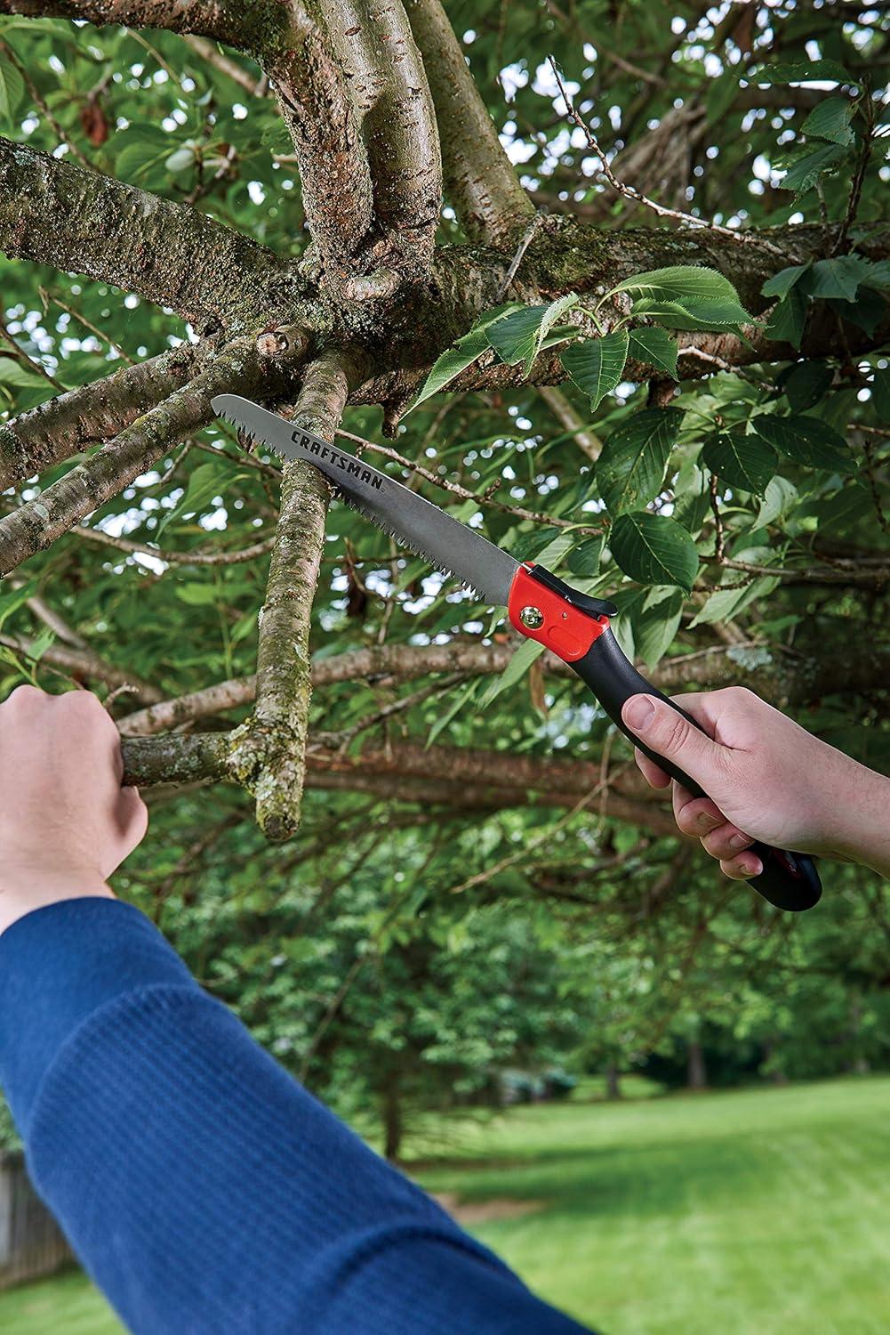 image:imageCRAFTSMAN CMXMCBA0700 Bypass Pruning Shears Lightweight Steel BlackFolding Pruning Saw