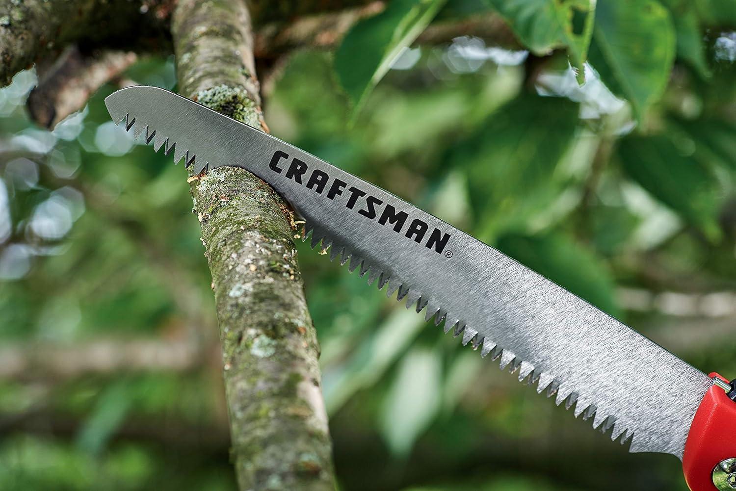 image:imageCRAFTSMAN CMXMCBA0700 Bypass Pruning Shears Lightweight Steel BlackFolding Pruning Saw