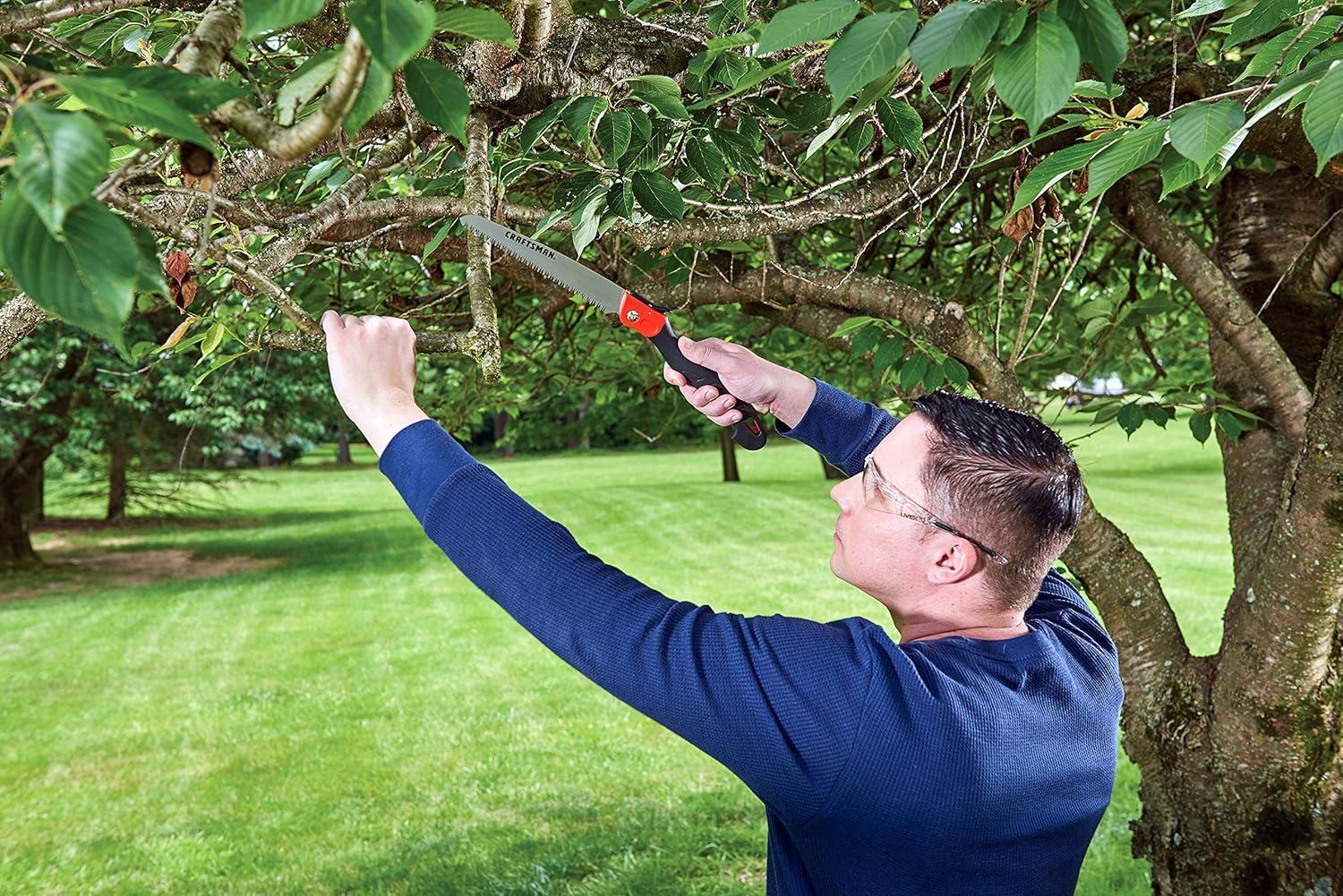 image:imageCRAFTSMAN CMXMCBA0700 Bypass Pruning Shears Lightweight Steel BlackFolding Pruning Saw