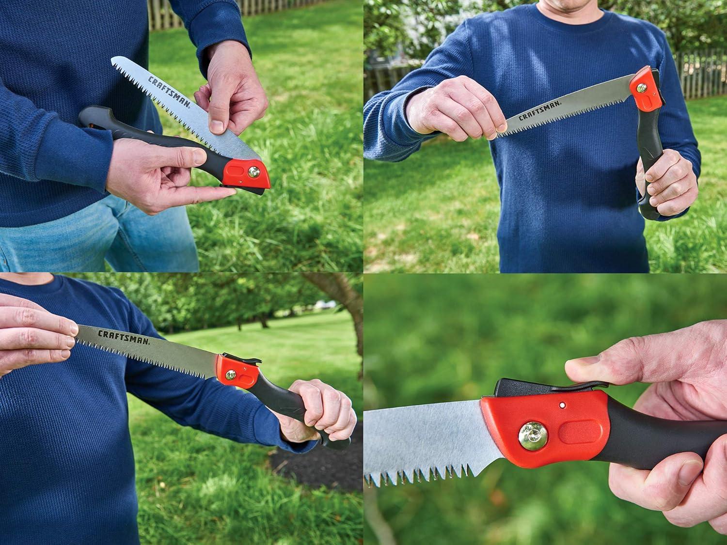 image:imageCRAFTSMAN CMXMCBA0700 Bypass Pruning Shears Lightweight Steel BlackTree Shrub Pruning Set