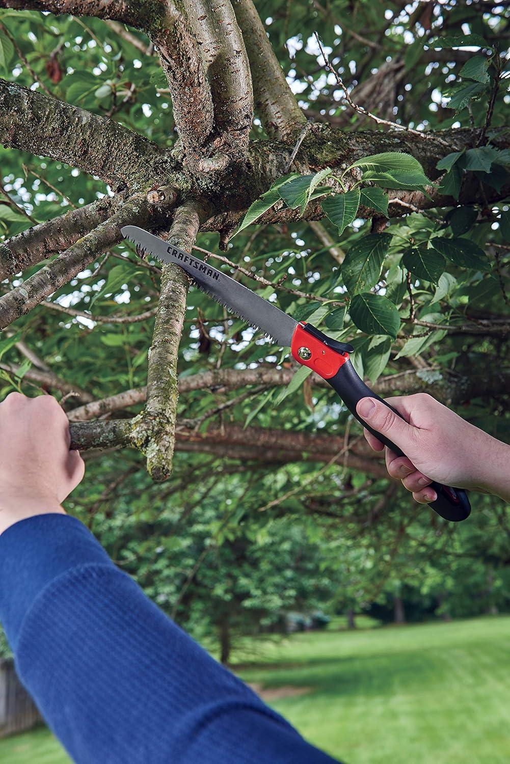 image:imageCRAFTSMAN CMXMCBA0700 Bypass Pruning Shears Lightweight Steel BlackTree Shrub Pruning Set