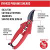 CRAFTSMAN CMXMCBA0700 Bypass Pruning Shears Lightweight Steel, Black(Tree & Shrub Pruning Set)