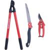 CRAFTSMAN CMXMCBA0700 Bypass Pruning Shears Lightweight Steel, Black(Tree & Shrub Pruning Set)
