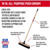 CRAFTSMAN CMXMKIT0080 3-Piece Heavy Duty Cleaning Tool Set with 10 in.All-Surface Wash,12 in. Scrubbing Deck Brush & 18 in. Push Broom, Brown(3-Piece Seasonal Clean-Up Pack)