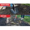Craftsman 2-Piece Garden Tool Set with Digging Shovel and Bow Rake, Fiberglass Handles, Cushion Grips, for Landscaping, Gardening & Construction
