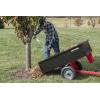 CRAFTSMAN, CMXGZBF7124355, 750-lb Capacity Steel Tow Behind Dump Cart, 12 Cubic Feet Capacity, Removable Tailgate – Garden Utility Trailer, 16” x 4” Pneumatic Tires