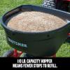 Craftsman CMXGZBF7124571, 110lb Capacity Tow-Behind Lawn Broadcast Spreader, Approximately Coverage of 1/3rd Acre (17,500 sq. ft.), 10-Ft Spread Width, Steel Rod Flow Control, Universal Hitch(110lb Capacity Tow-Behind Lawn Broadcast Spreader)