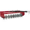 CRAFTSMAN (CMXGZBF7124336), 36-Inch Tow Spike Tow Behind Spike Aerator for Aerating Lawns; 9 Galvanized Steel Disks, 90lbs Capacity Weight Tray for Better Aeration, Universal Hitch, Red
