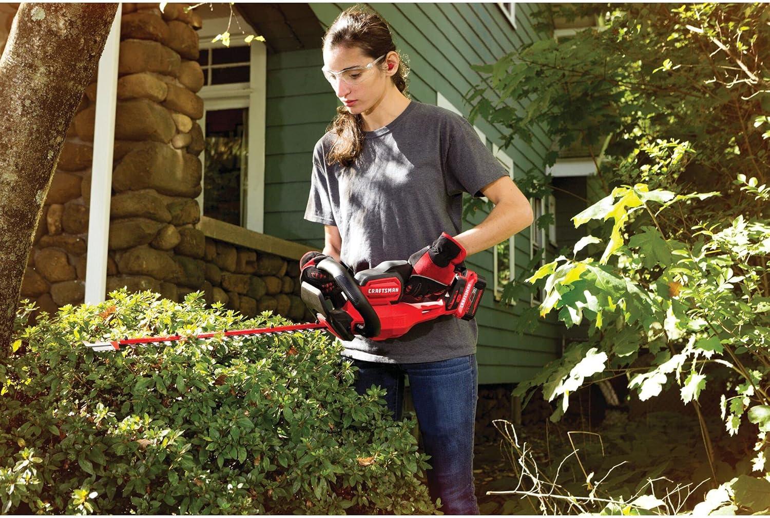 image:imageCRAFTSMAN V20 Cordless Hedge Trimmer 22 inch Bare Tool Only CMCHTS820BTool Only