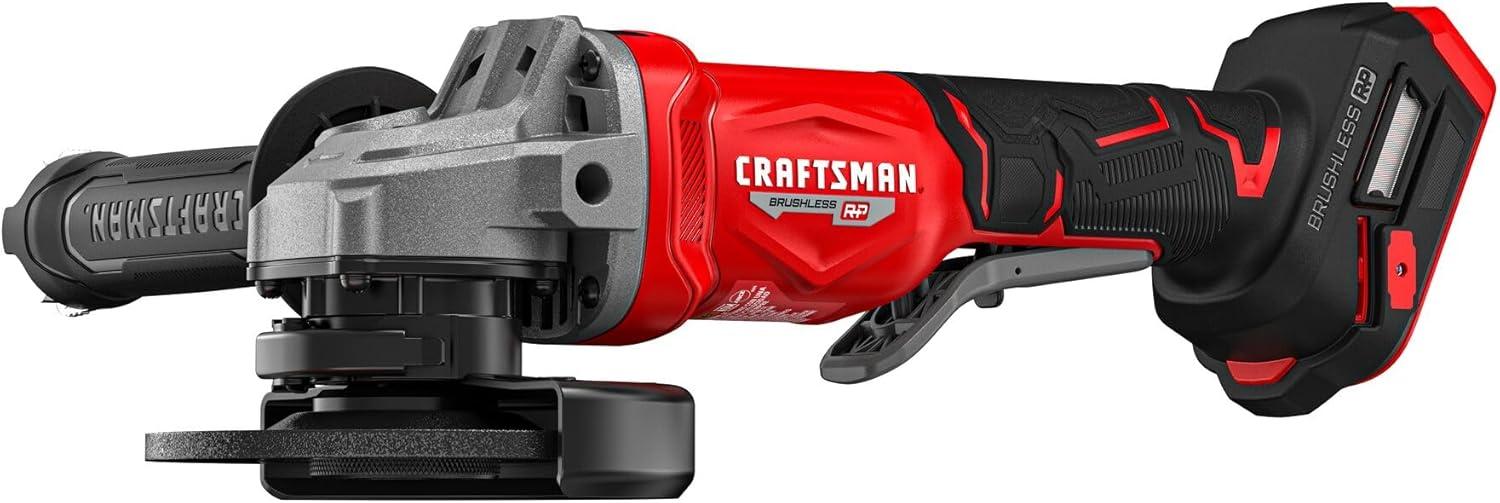 image:imageCRAFTSMAN V20 4 12 Cordless Angle Grinder Brushless Small Grinder Tool Only CMCG452B