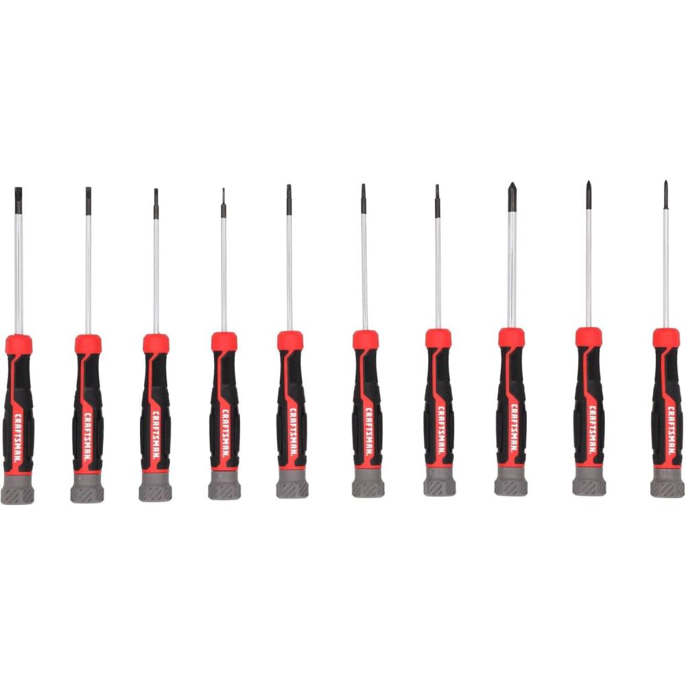 image:imageCRAFTSMAN Precision Screwdriver Set 10 PC Durable Tips CMHT65140