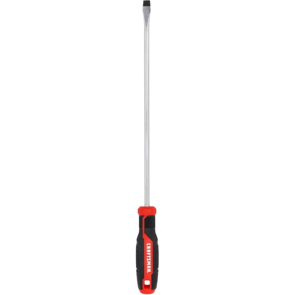 image:imageCRAFTSMAN Screwdriver SL38 in x 12 in Extra Long Slotted Magnetic Tip Comfort Grip CMHT65167
