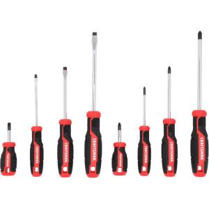CRAFTSMAN Screwdriver Set, 8 Pc, Flat Head and Phillips Screwdrivers (CMHT65130)